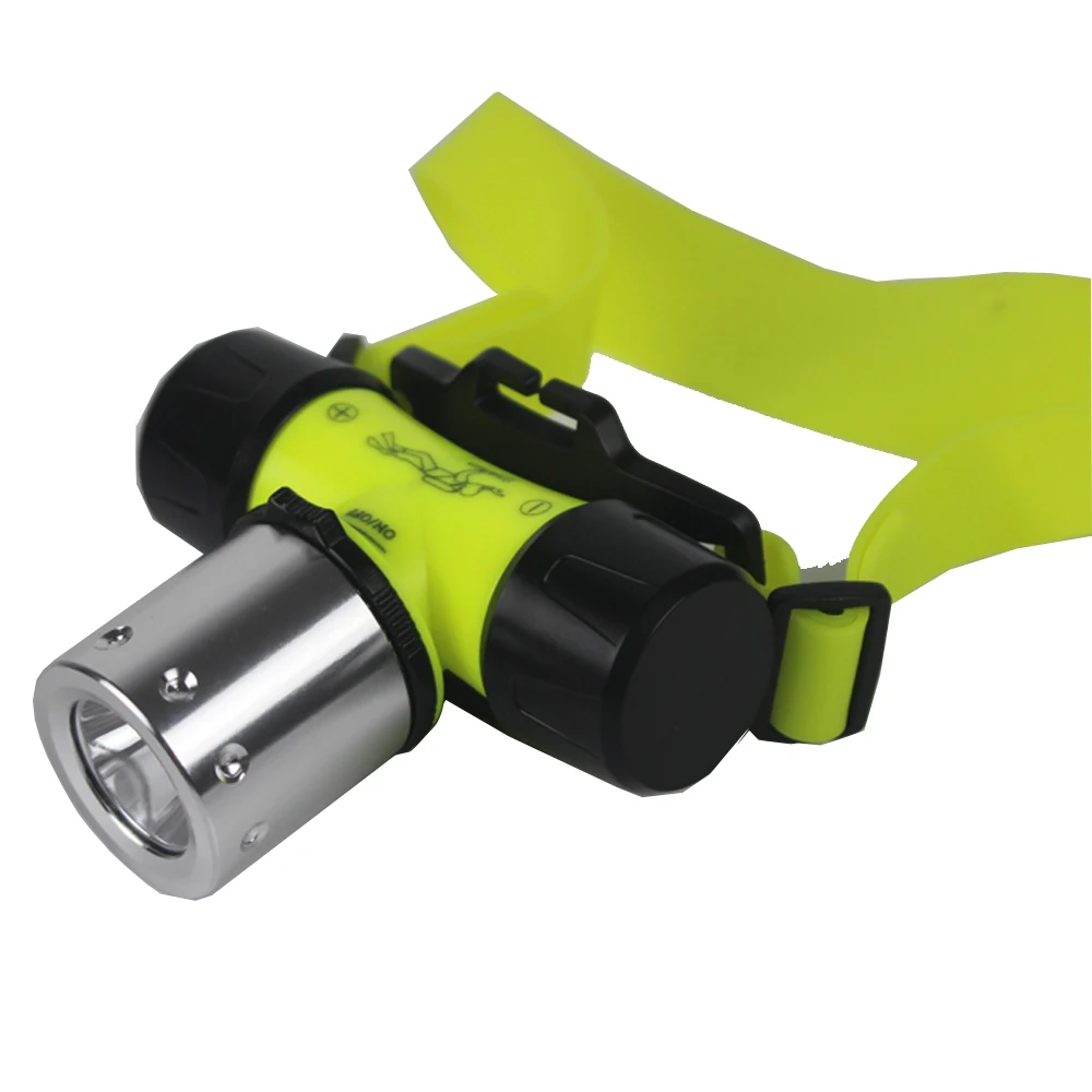 18650 Waterproof LED Diving Head Light T6 Head Lamp Diving Headlight Lantern For Swimming Camping Outdoor headlights