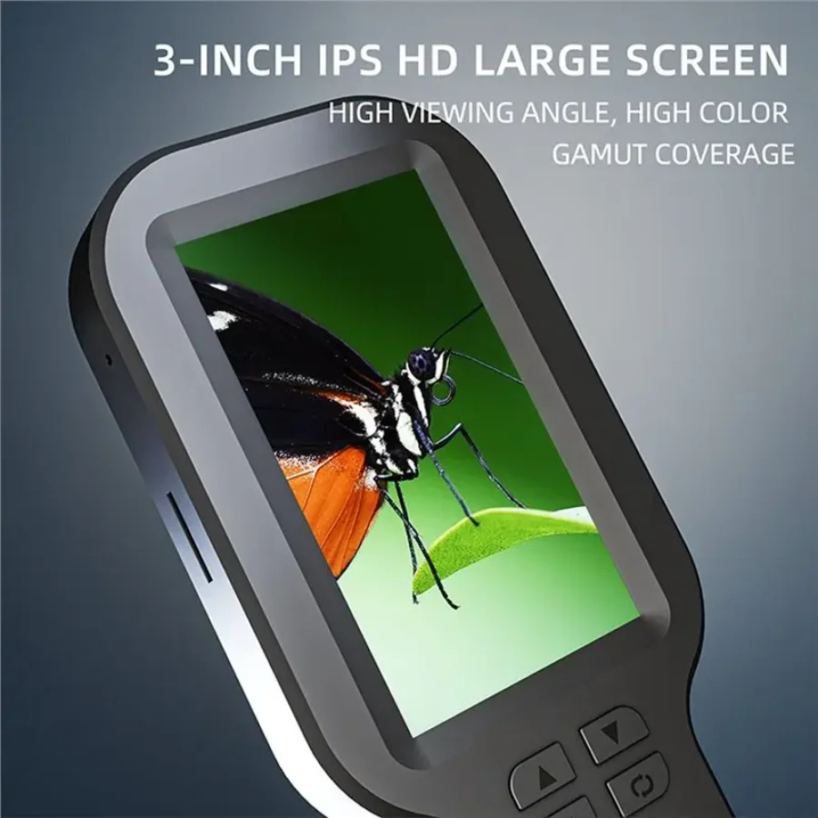 3인치 IPS 스크린 디지털 돋보기 현미경 500X 줌 1200Mah를 갖춘 프리미엄 휴대용 전자 돋보기