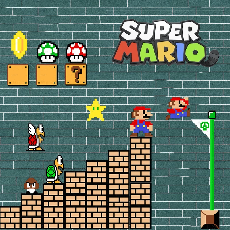 Fashion Frontier DIY SUPER MARIO Anime Action Figure Puzzle