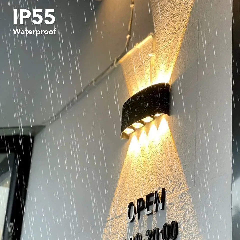 Aluminum LED Outdoor Wall Lamp  Waterproof IP55 2W 4W 6W 8W 10W 85-265V Garden Corridor Decorative Lamp