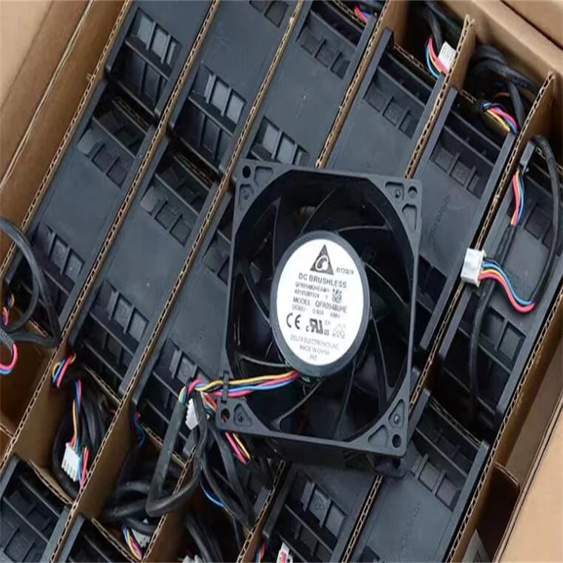 

Оригинальный 4-проводной вентилятор delta QFR0948UHE 9238 48 В 9038 а 9 см
