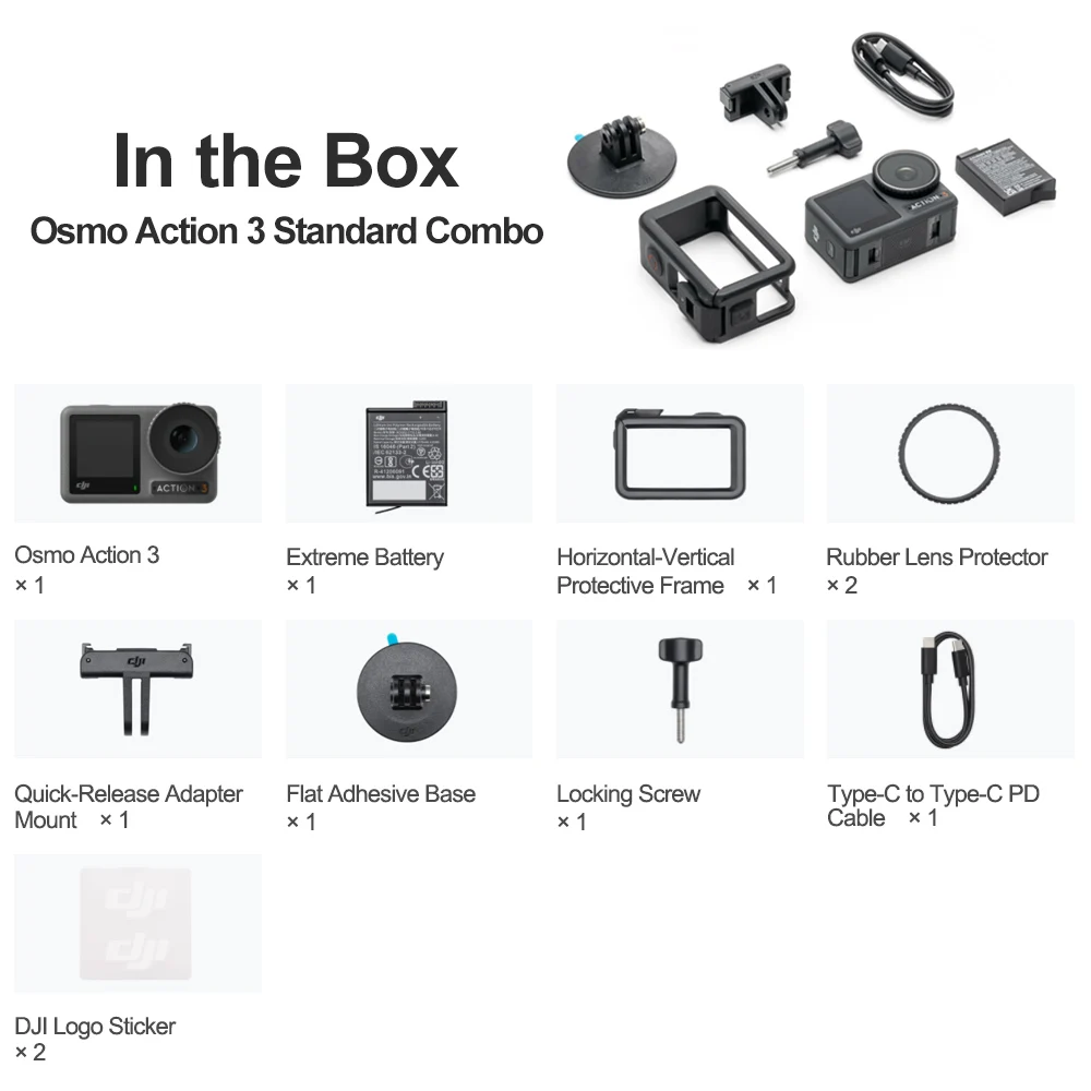 DJI Osmo Action 3 Camera Standard Combo