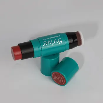 THRIVE Causemetics 트리플 스레트 컬러 스틱 블러쉬 스틱 매기 로즈 쉬머, 눈 입술과 뺨 밝은 색상, 28oz, 신제품