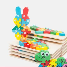 

Wooden Puzzle for Boys Gilrs Gift 3D Diy Kids Learning Toys Educational Montesori Toys Kids Toys for Children