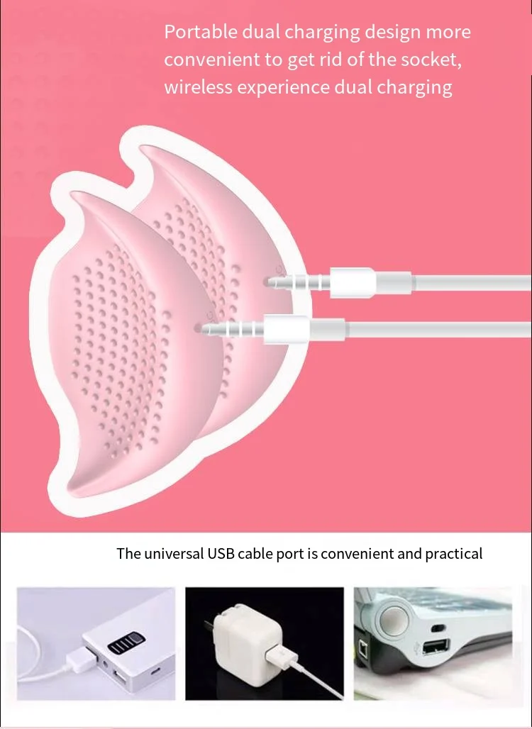 10 frequency wireless remote control chest massager chest invisible breast sticker massager chest massage_voghion.com