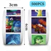 500/1000PCS Disney Inside Out 2 Stickers Kawaii Cute Cartoon Label Seal Stickers Rolls Stickers for Phone Luggage Stickers Toys 6