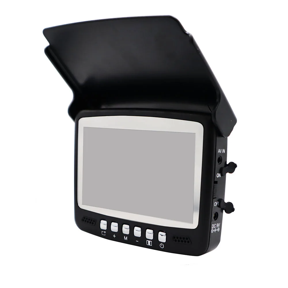 4.3" underwater ice ocean fish finder fishing accessories 120 degree wide angle lens fish finder monitor battery
