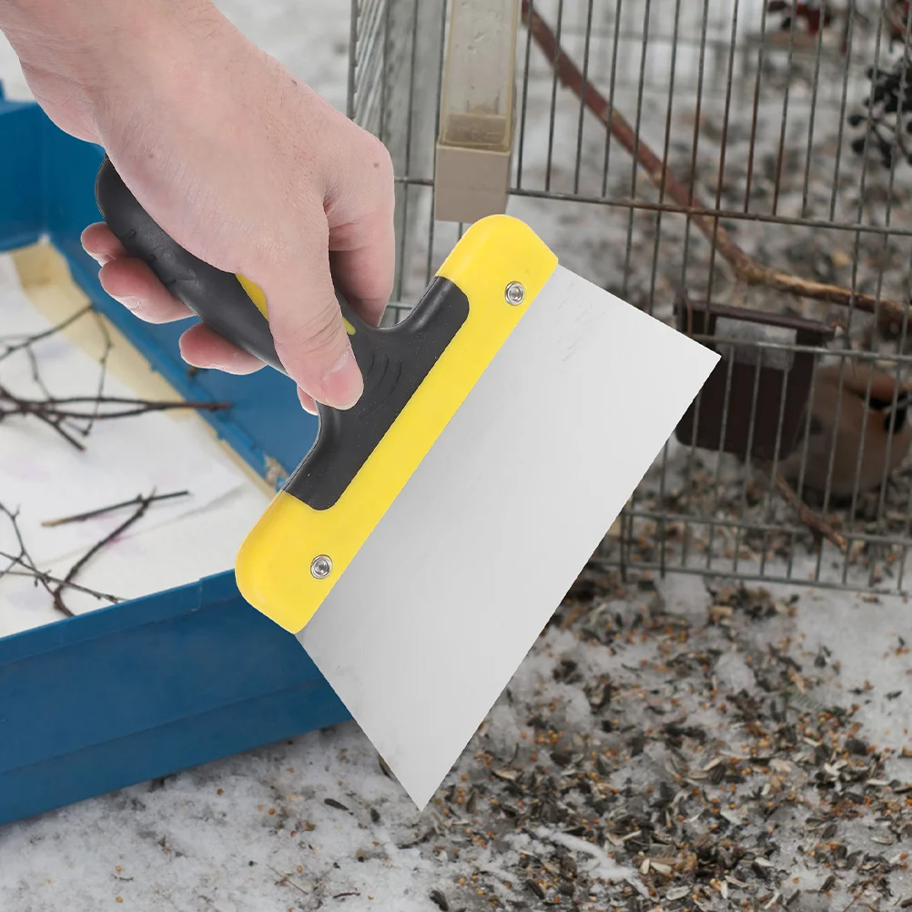 Stainless Steel Bird Droppings Scraper Pigeon Poop Cleaner Cage Supplies Pet Products Aviary Nest Hygiene Parrot Droppings Tool