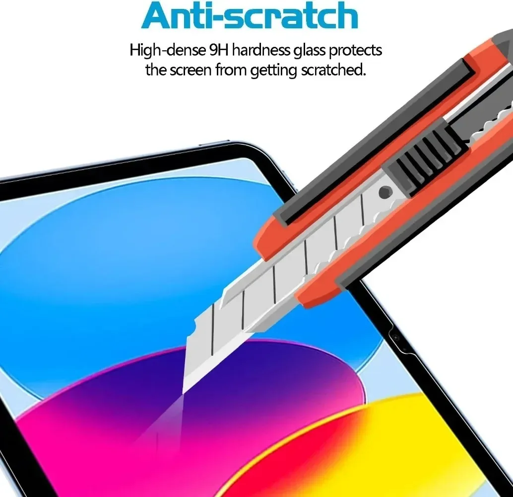 Tempered Glass for IPad 11th A16 2025 Screen Protector for IPad Air 11/Air 13 M3 HardnessProtective Film Easy Installation Kit