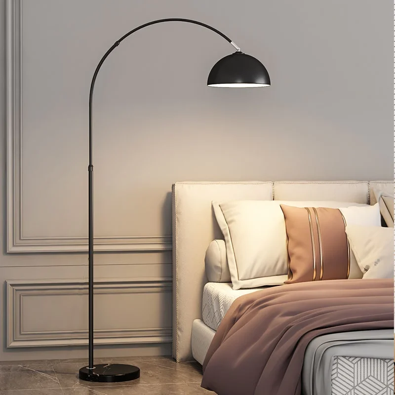 LED Gold/Black Italian Marble Floor Lamp for Living Room & Bedside 5