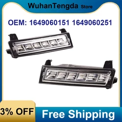 1649060151 1649060251 Car Front LED Bumper Daytime Running Light for Mercedes Benz ML GL GLK W164 X164 X204 ML350 ML450 GL450