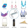 Hanging Chair Spring Heavy Duty Hammock Springs Chair Suspension Tension Hangers Outdoor Hammock Torsion Suspen Hook Spring 5
