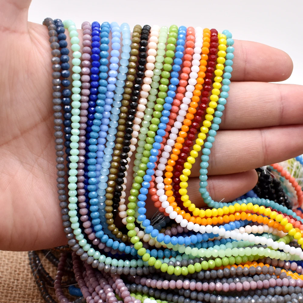 

Jewelry Findings Bracelet Finding Round Loose Austria Faceted Jewelry Making Glass Beads Crystal Beads Spacer Beads
