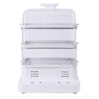 24L 3-Layer Electric Steamer Multi-Function Electric Steamer With Timer and Adjustable Temperature Food Steam Stove for Kitchen 2