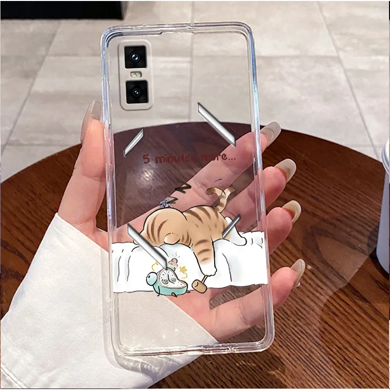 Clear Silicone Cute Love Rabbit Cartoon Luxury Phone Case Cover