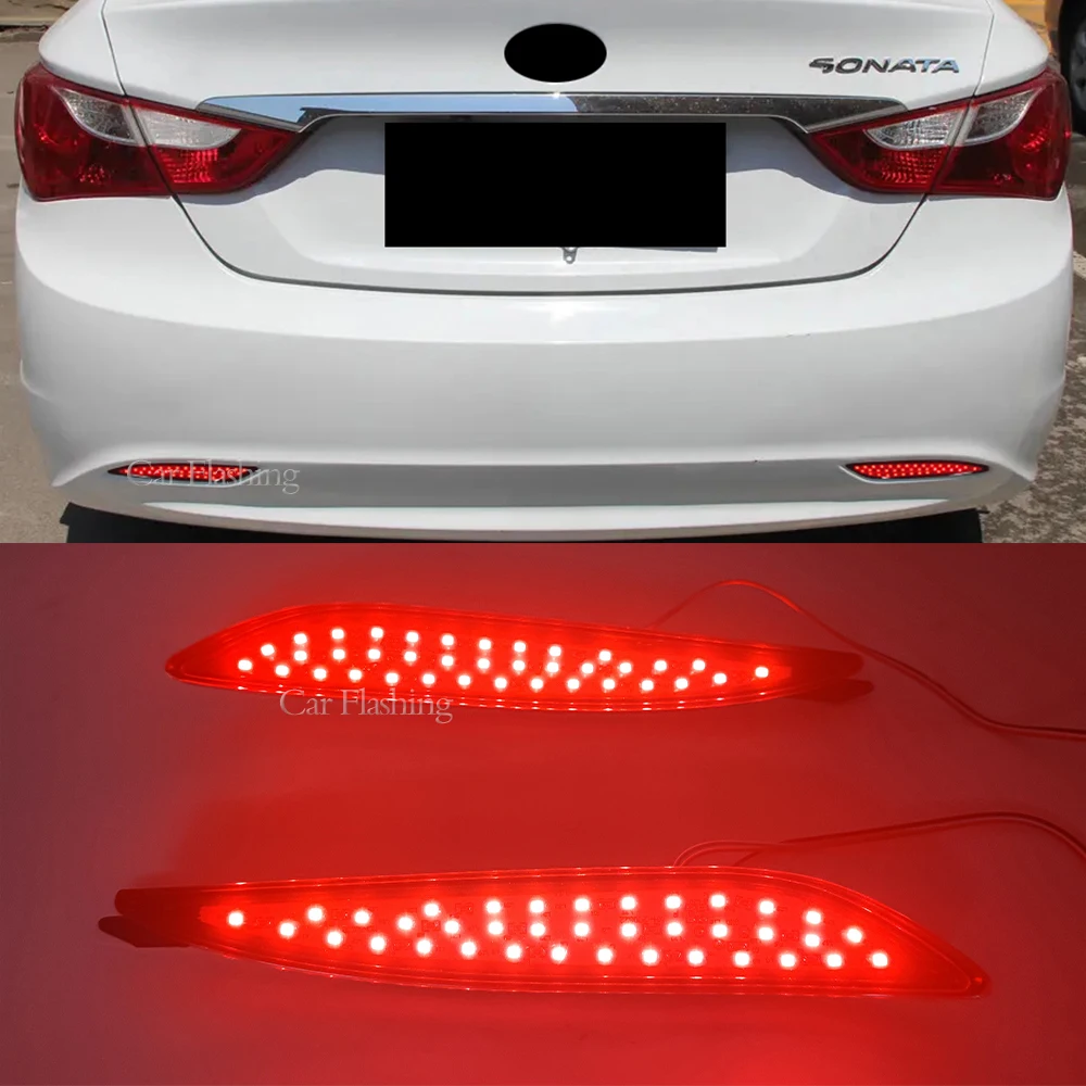 車用テールライトアセンブリ LED DRL、ブレーキ、流水フリッカー