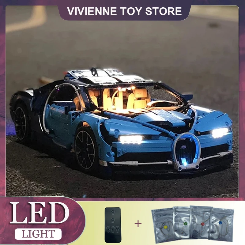 

RC LED Light Kit For LEGO 42083 Bugattis Chiron Car Building Blocks Bricks Toy（Only LED Light，Without Blocks Model））