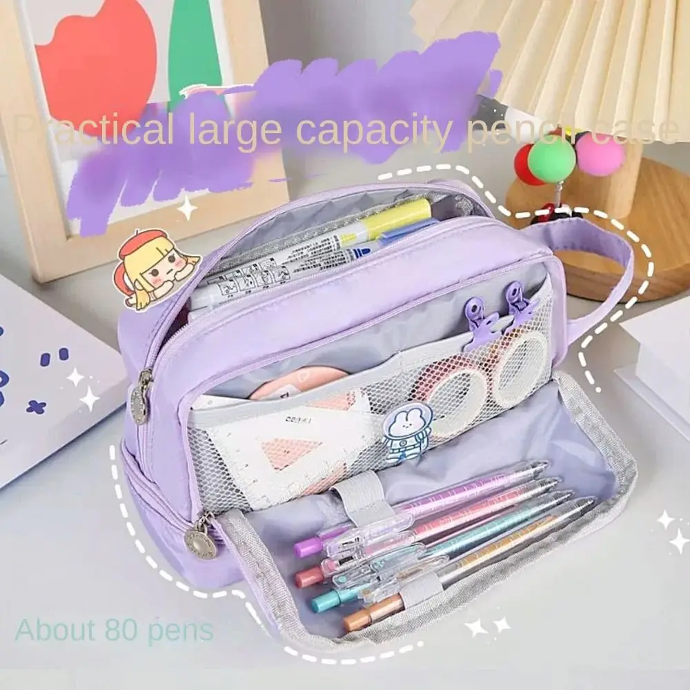 Kawaii Pencil Case Portable Pencils Case For Girls Large Capacity Pencil  Pouch