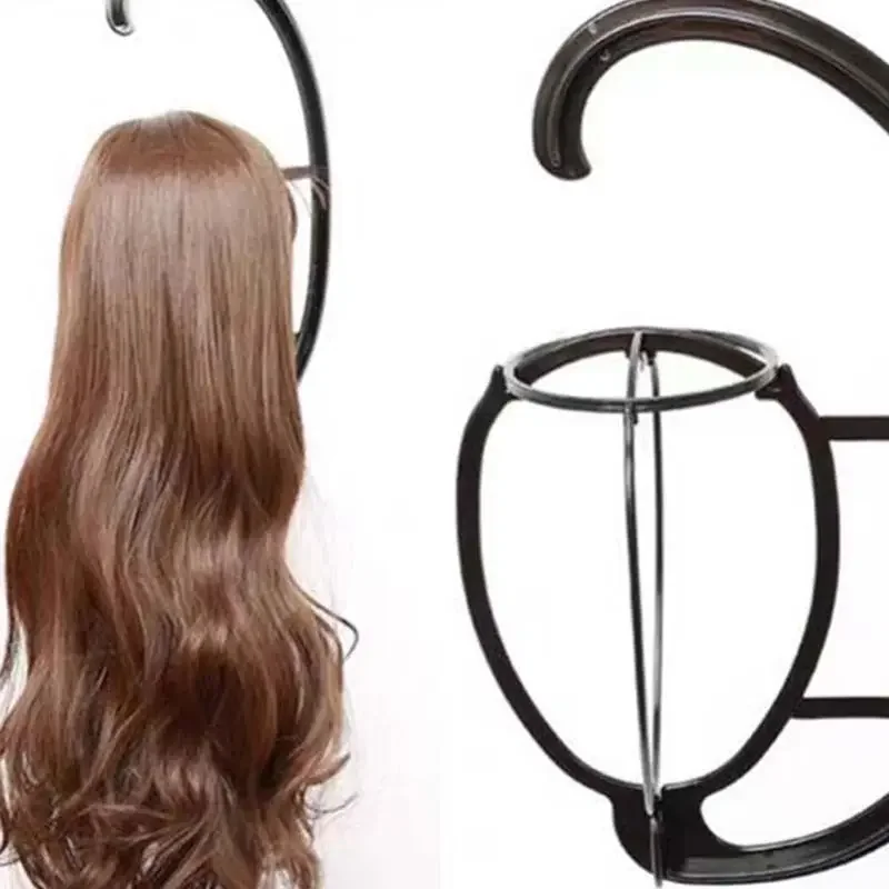 2 PCS Wig Accessories Tool Holder Portable Removable Plastic Support Hanging Wig Stand Cubic Stands