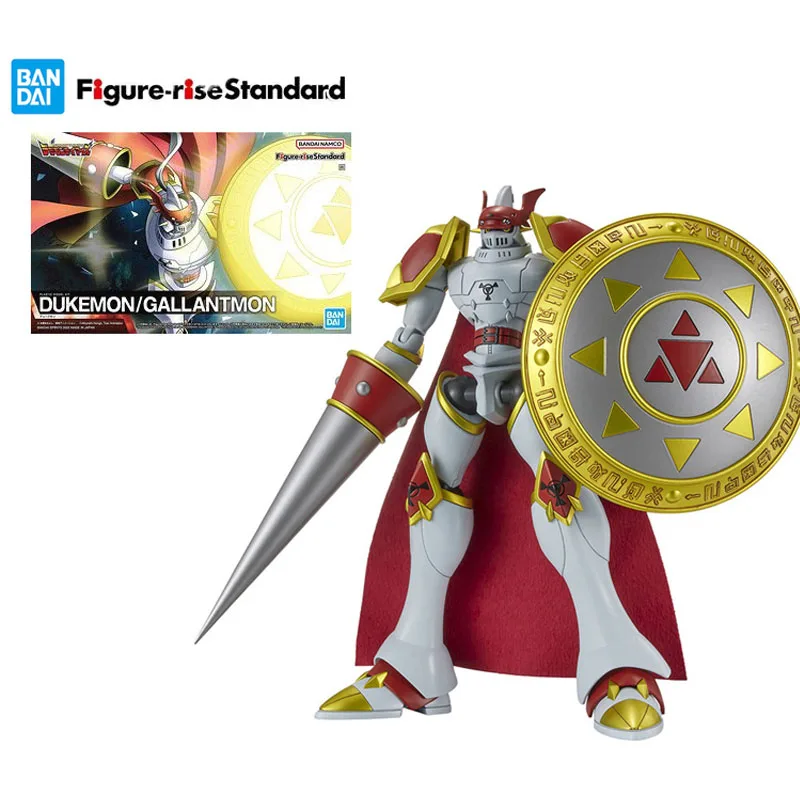 Bandai Genuine Model Garage Kit Figure-rise Series Digimon Adventure DUKEMON/GALLANTMON Collection Assembly Anime Model