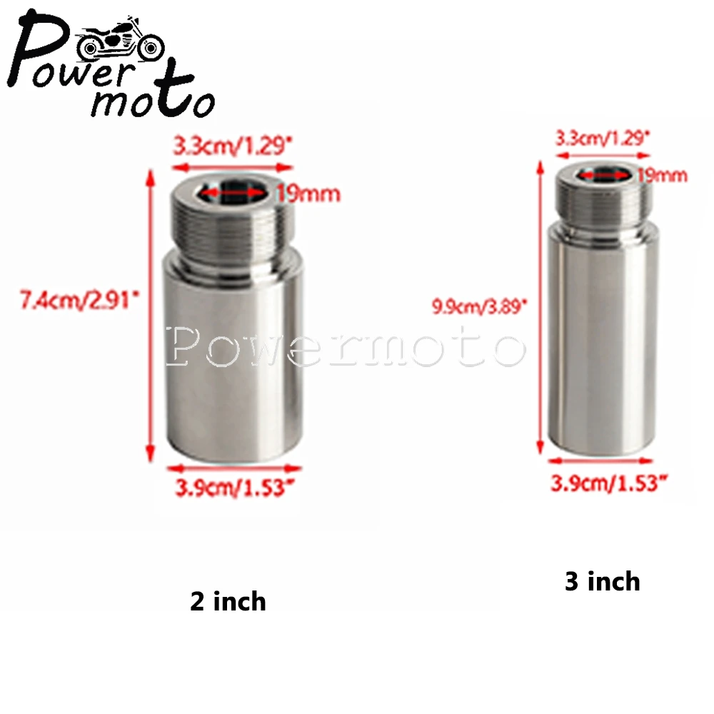 5 Aluminium 39mm Fork Tube Extension For Harley Sportster Dyna FXR 1987-Up