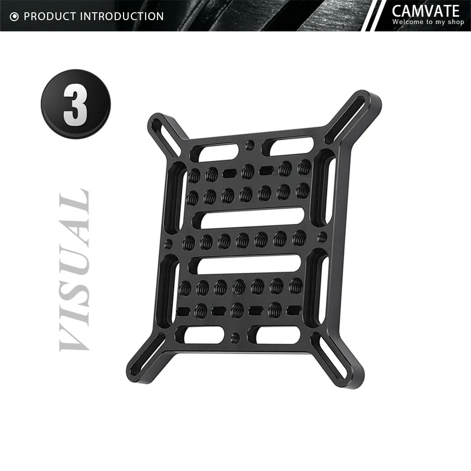Multipurpose Cheese Plate with 75 x 75mm & 100 x 100mm VESA Mount For Monitor Br