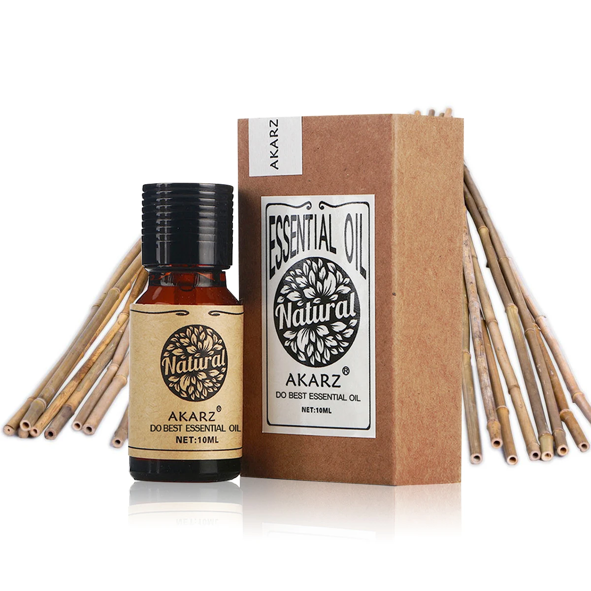 Akarz Bamboo Essential Oil Natural Improve The Mood Diy Material Skin Whitening Care Beauty