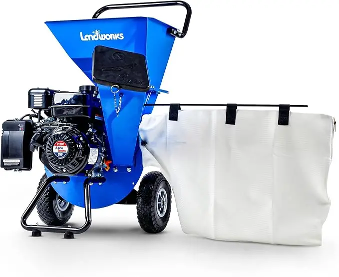 Wood Chipper Shredder Mulcher Super Heavy Duty 7HP 3 in 1 Multi-Function 3