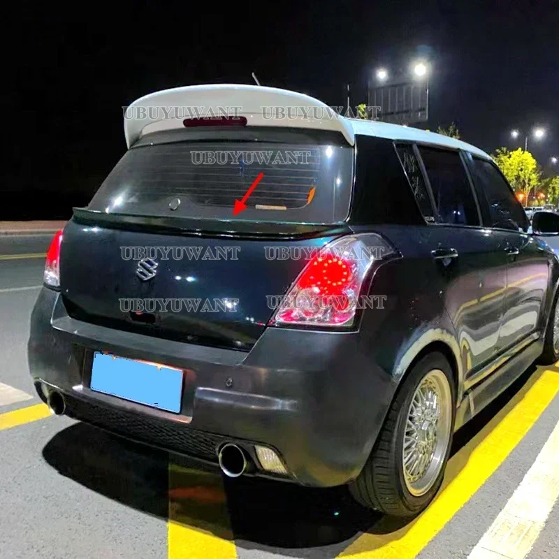 

Для Suzuki Swift 2005-2012 Высококачественный задний спойлер из углеродного волокна