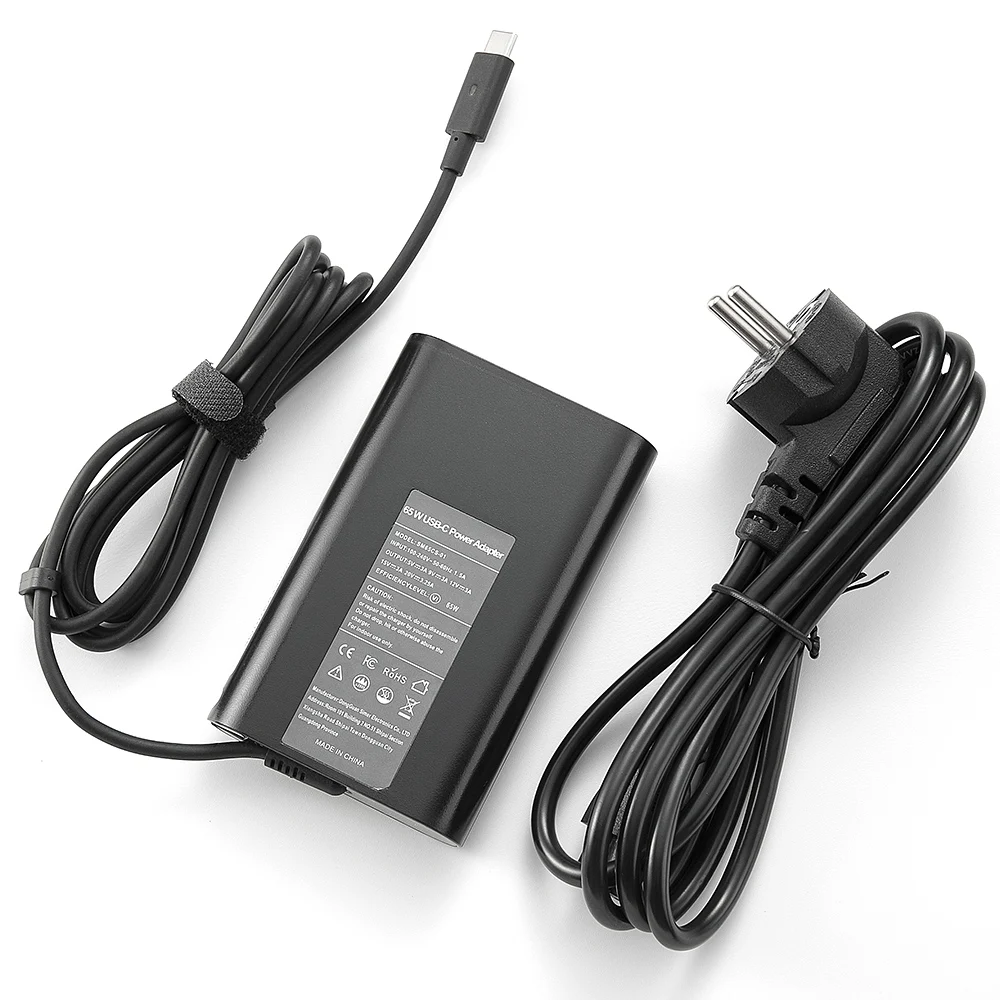 레노버 씽크패드 HP 크롬북, 델 ASUS, 65W, 20V, 3.25A, USB Tipo C, 휴대폰용 어댑터