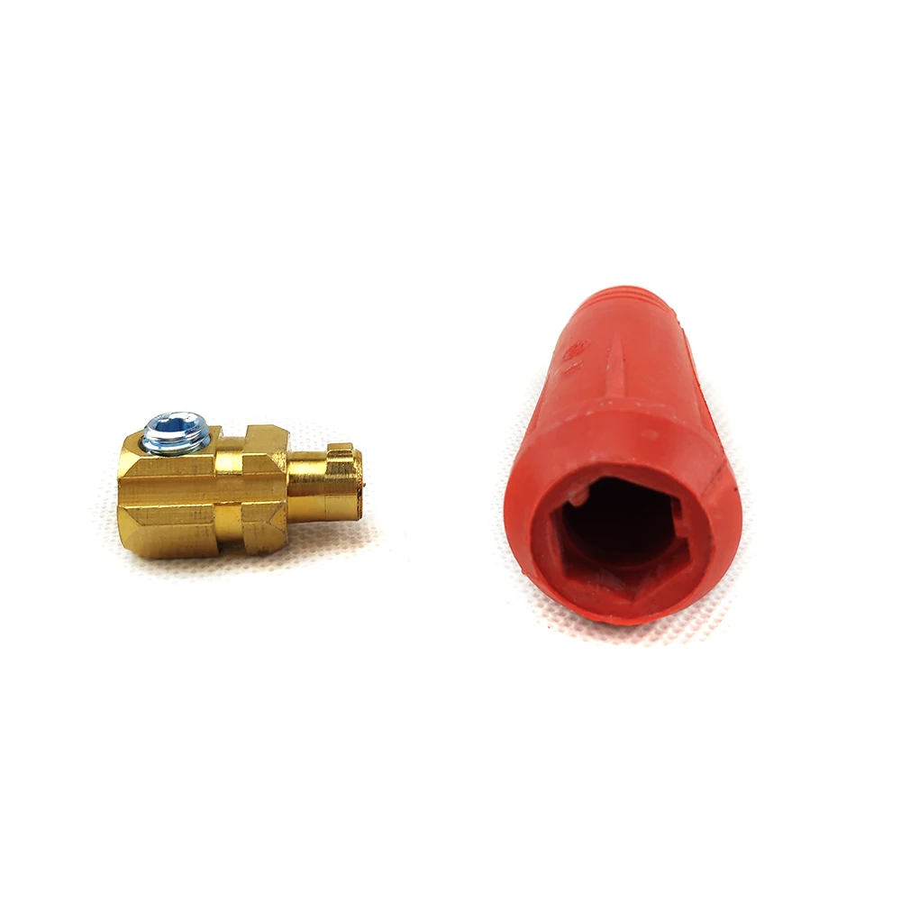 Europe Welding Machine Quick Fitting Female Male Cable Connector Socket Plug Adaptor DKJ 10-25 35-50 50-70 Cable Connector 6