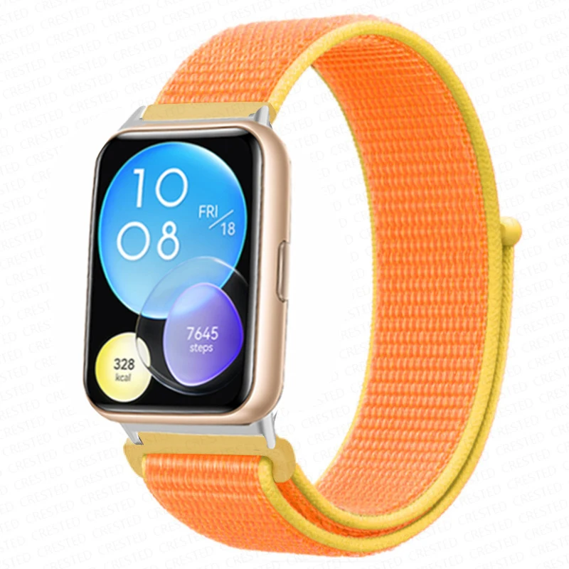 Enhanced Nylon Loop Band Smartwatch Replacement Wristband Bracelet - Durable and Stylish Nylon Strap