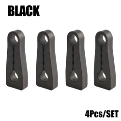 4pcs Universal Shock Absorber Rubber Sound Seal Deadening (Black)