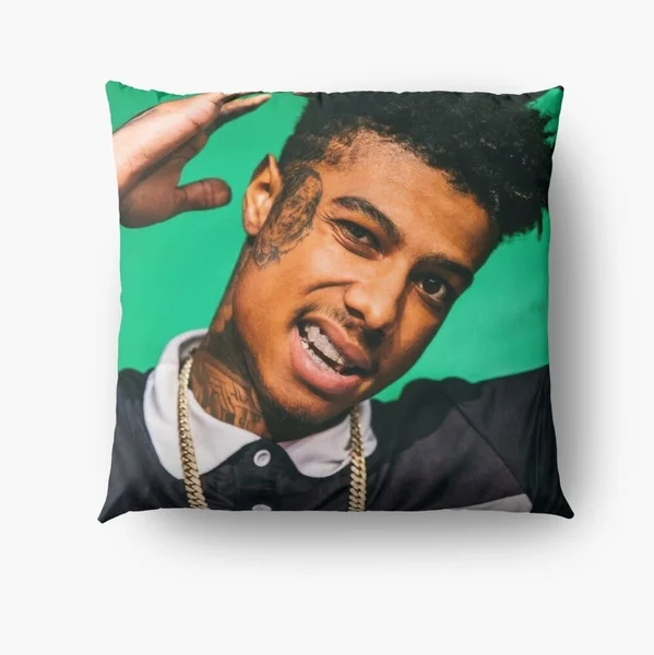 Фото Чехол для подушки с рисунком Blueface, декоративная подушка для дома высокого качества №3