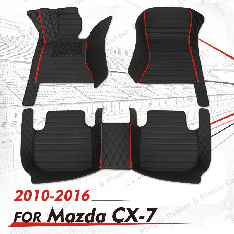 

Custom Car floor mats for Mazda CX-7 2010 2011 2012 2013 2014 2015 2016 auto foot Pads automobile carpet cover