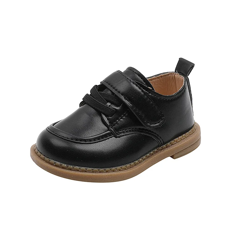 Cow Soled Baby Shoe Soft Sole Infants Toddlers Shoe Fashion Boy Leather Girl Flats Handsome Kid Boy/girl