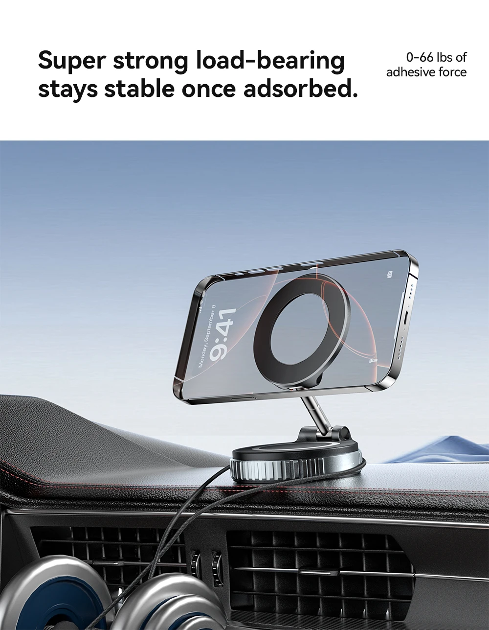 For Tesla Model 3 Y Juniper Golf BMW Magnetic Car Phone Holder 360 degree Rotati