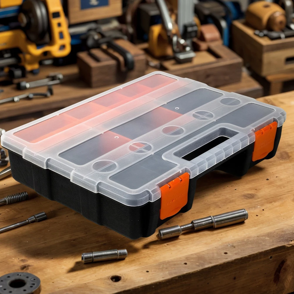Transparent Assortment Box Wear Resist 16 Compartments Storage Box Lightweight Hardware Parts Tool Kit Fishing Supplies