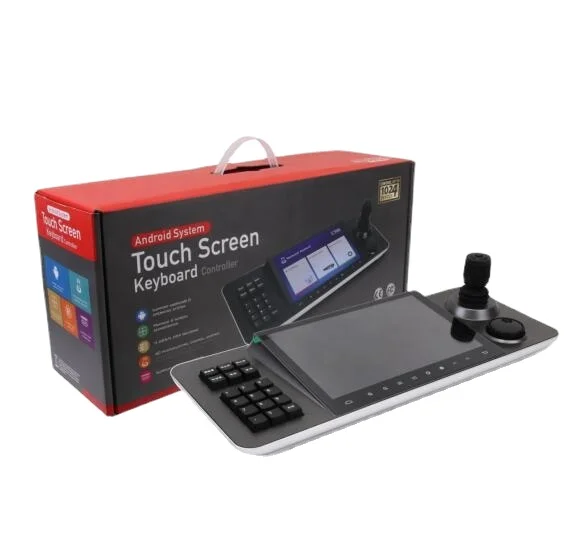 

High Quality Monitor LED Display PTZ Controller IP High Speed Joystick Keyboard for CCTV Camera