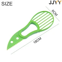 JJYY 3 In 1 Avocado Slicer Shea Corer Butter Fruit Peeler Cutter Pulp Separator Plastic Knife Kitchen Vegetable Tools - Image 16