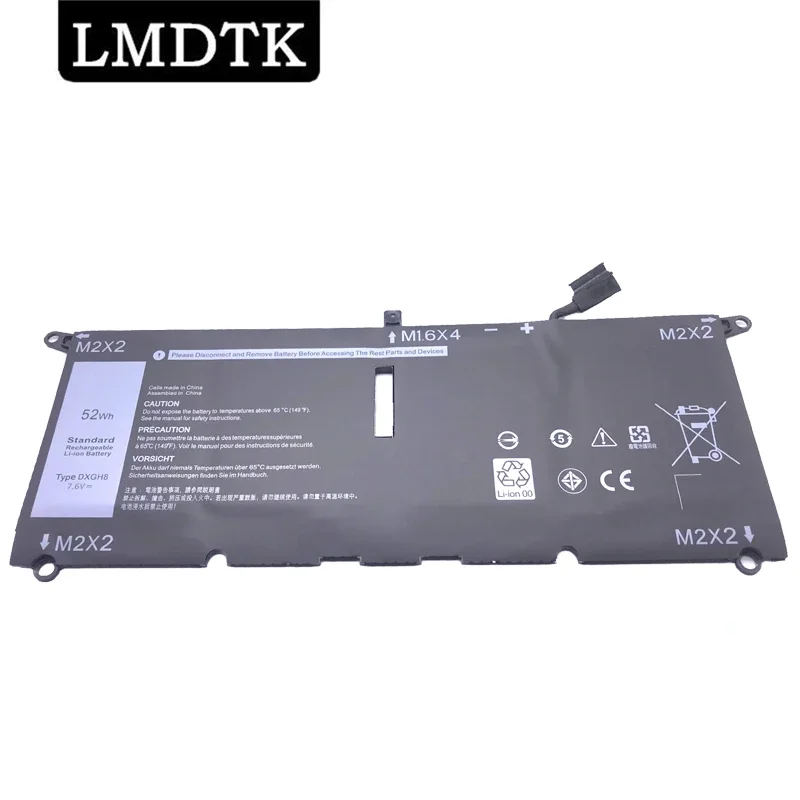 

LMDTK New DXGH8 Laptop Battery For Dell XPS 13 9370 2018 Series 9380 2019 H754V G8VCF 0H754V 13-9370-D1605G