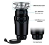 Waste Maid 1/3 HP Garbage Disposal, Includes Attached Power Cord 10-US-WM-048-3B 2