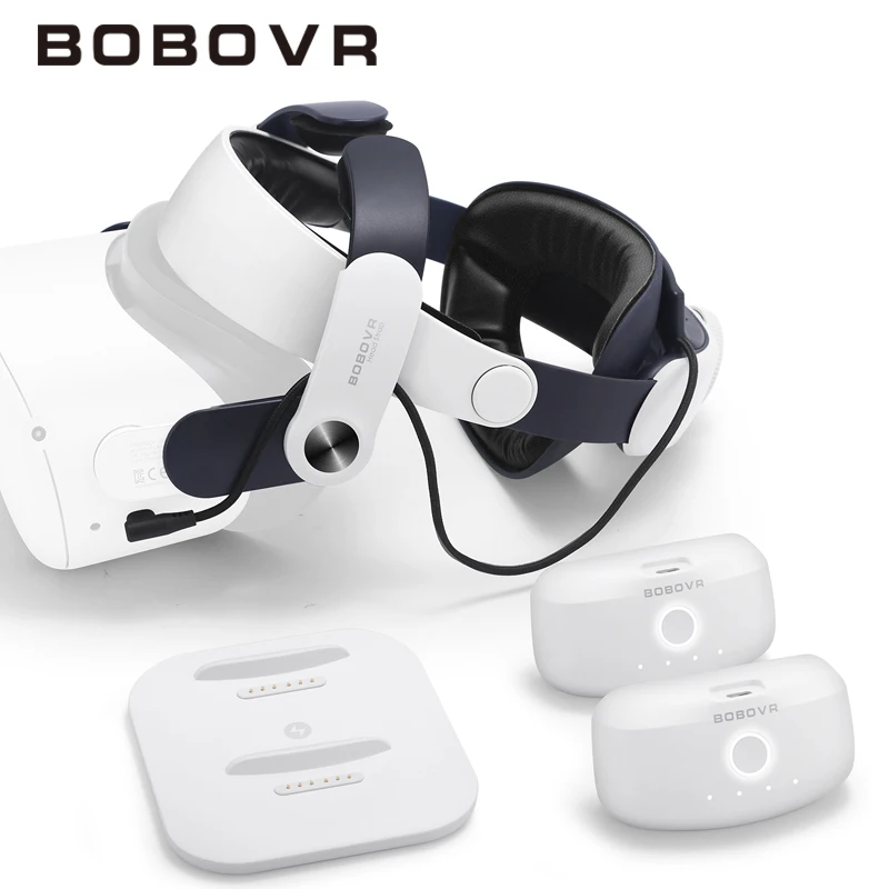 BOBOVR M2 Plus ヘッドストラップ ツインバッテリーコンボ Meta