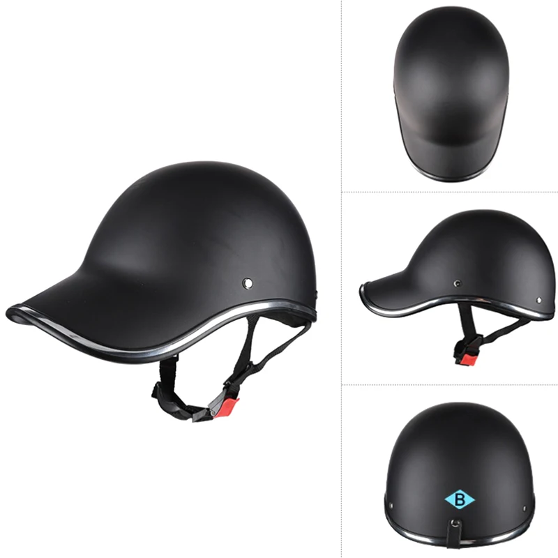 Motorcycle Half Helmet Baseball Cap Universal Men Women Helmet Adult Electric Bicycle Helmets Bike Classic Scooter Helmets