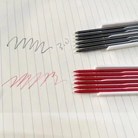 3.0MM Art Painting Pencil Set with Black/Red Leads Stainless Steel Metal Mechanical Pencil Sketch Crafting Automatic Pencils 2B 2