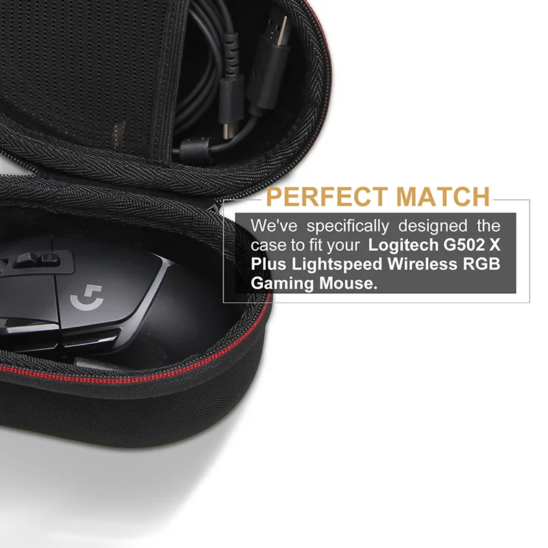 Eva Estojo Rígido para Logitech Bolsa de Armazenamento para G305 G502 G502 x Plus g Pro x mx Master G604 g Pro G703 G903 M510 M720 - Imagem 3