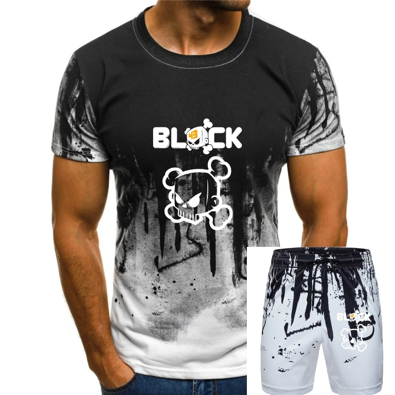 

Новая мужская черная футболка с коротким рукавом и логотипом Ken Block Skull