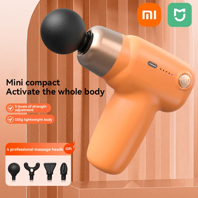 Xiaomi Mini Fascia Gun Relaxation Muscle Pain Relief Intelligent Type-c Rechargeable Silent Professional Home Training Massager