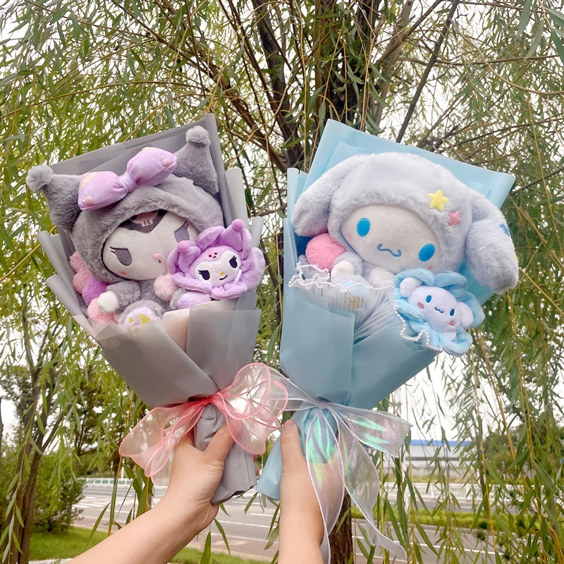 Bouquet Stuffed Animals Cinnamoroll Bouquet Kuromis Stuffed Animals