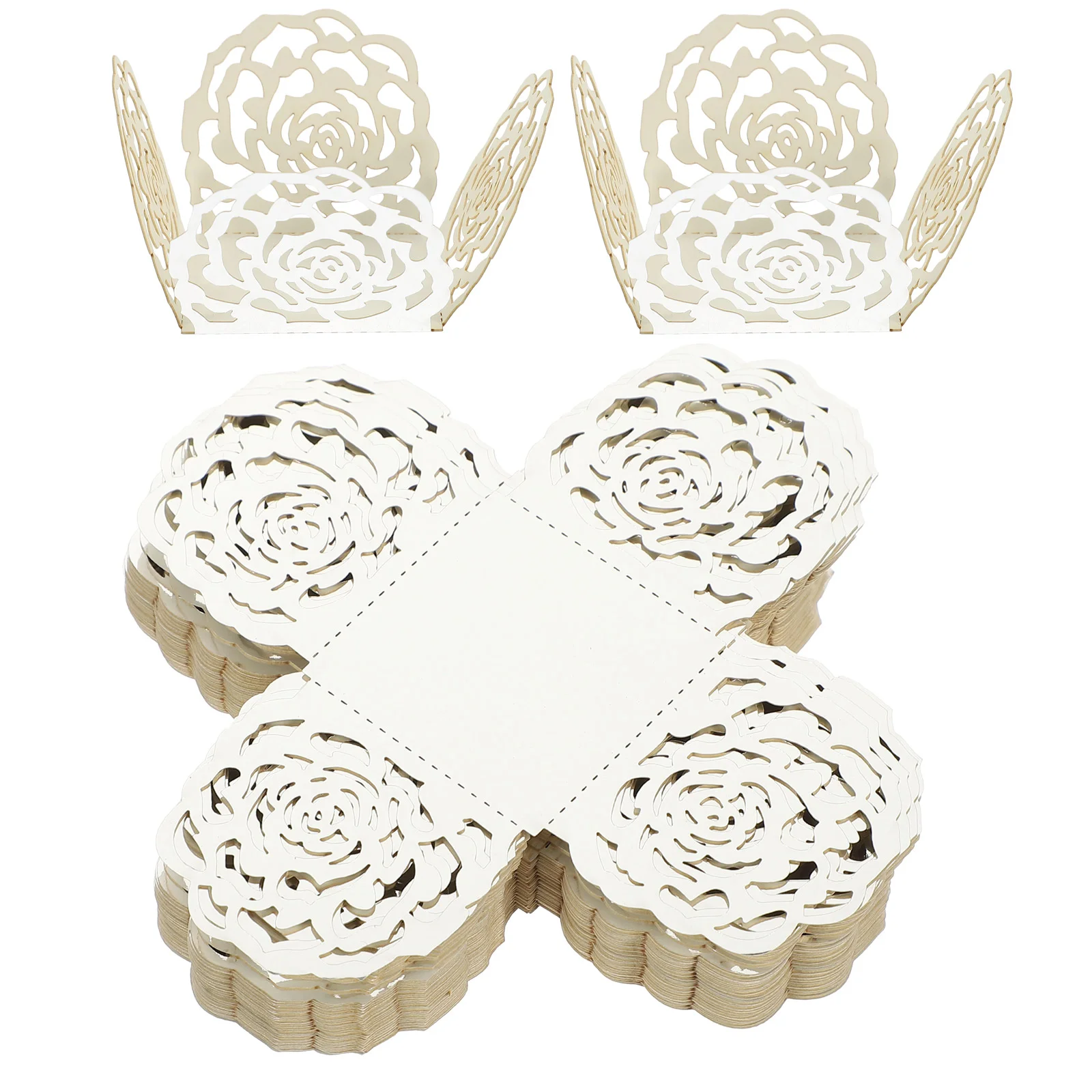 

Chocolate Truffle Wrappers Trays Muffins Chocolate Snacks Paper Liner Candy Cups Wedding Party Decoration